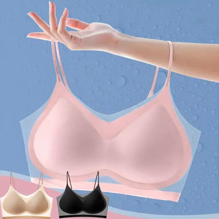 Soutiens-gorge pour femmes grande taille façonnant soutien-gorge de levage avec sangle sans couture sans fil extensible