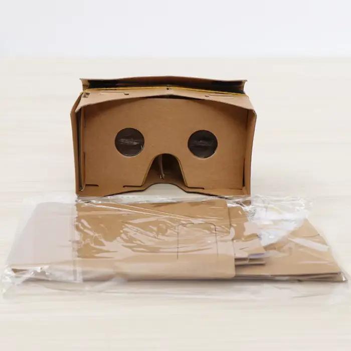 Lunettes de réalité virtuelle en carton, lunettes 3D VR, lunettes de vision ultra claires, films pour iPhone, casque SmartPhone, appareil domestique, bricolage