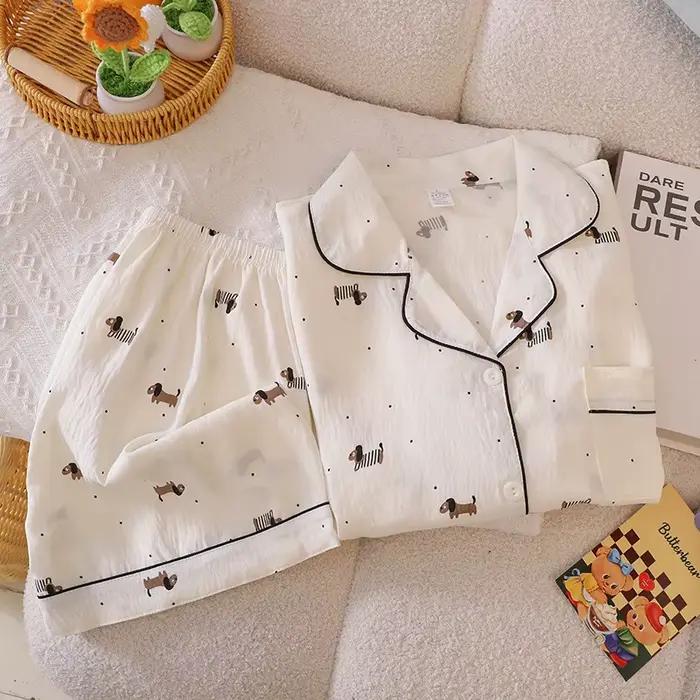 Pyjama pour femme à manches courtes