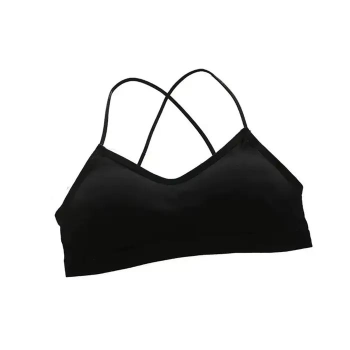 Soutien-gorge de sport à bretelles croisées pour femmes