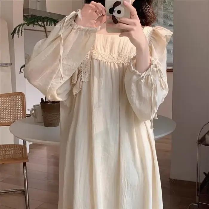 Femme nuit sexs robe grande taille couleur unie chemise