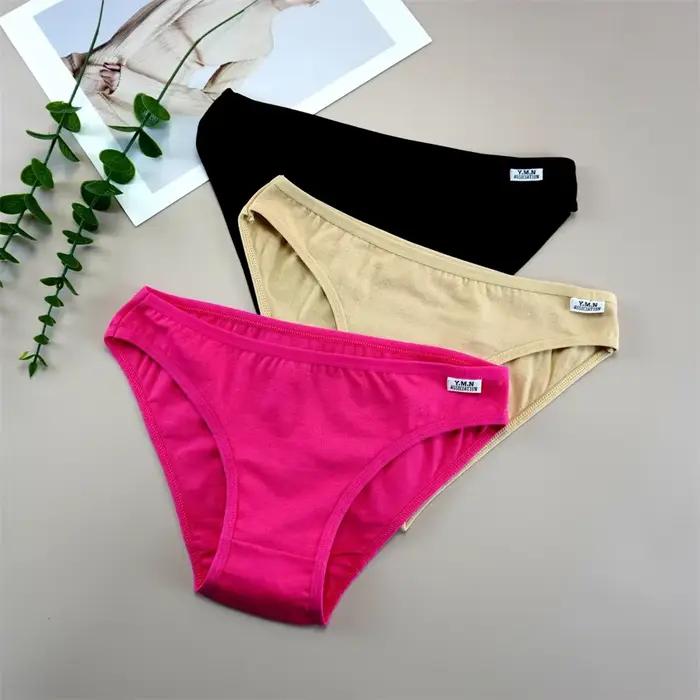 Lot de 3 culottes en coton pour femmes