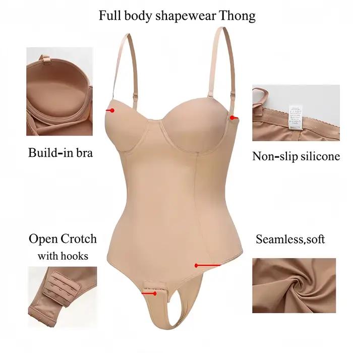 Sans bretelles Invisible ventre contrôle Shapewear Fajas taille formateur minceur Sexy Body modélisation sangle corps Shaper sous-vêtements
