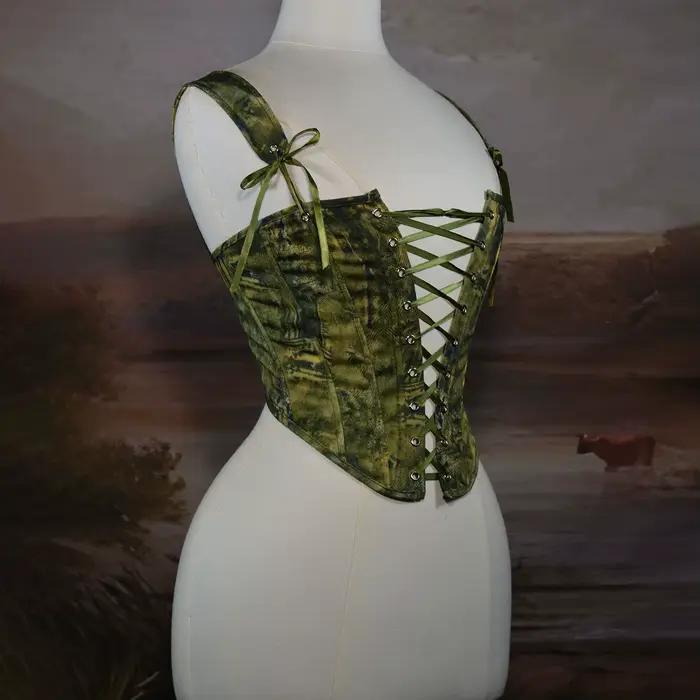 Corset Bustier à lacets sur le devant pour femmes