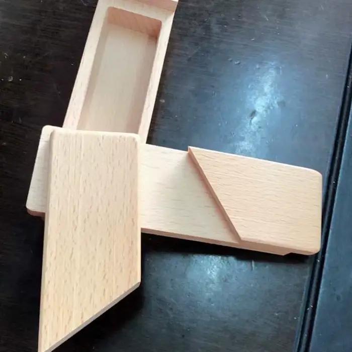 Boîte secrète casse-tête boîtes de puzzle en bois avec compartiments cachés cadeaux d'argent d'anniversaire de noël adultes et enfants