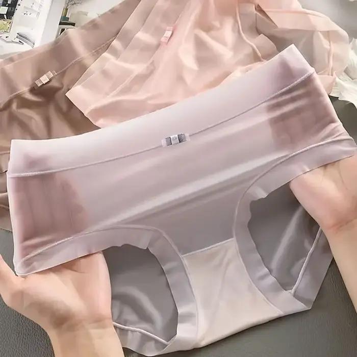 Ice injPanties-Slip transparent pour femme