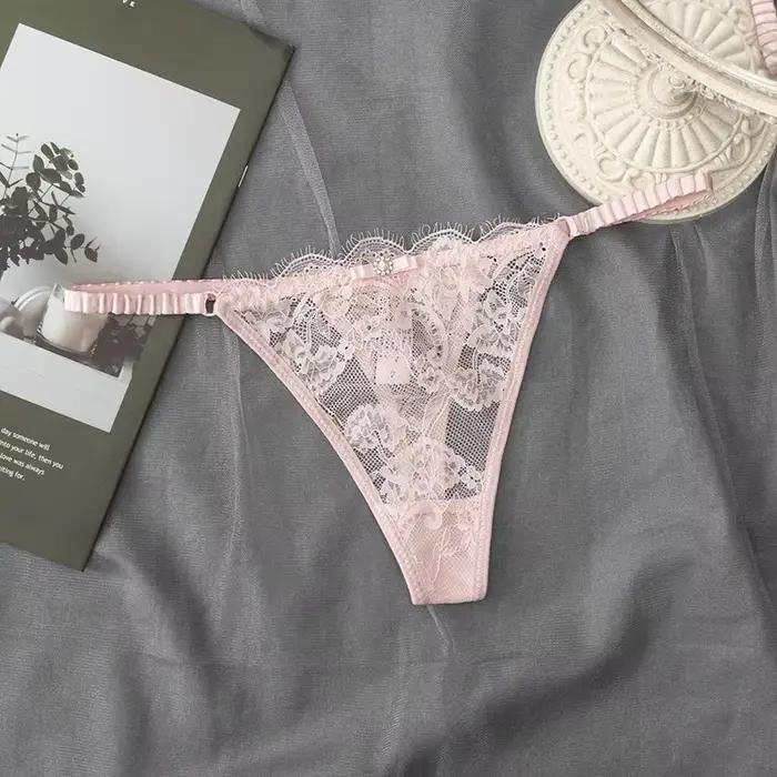 Femmes Sexy à lacets découpé string sous-vêtements respirants