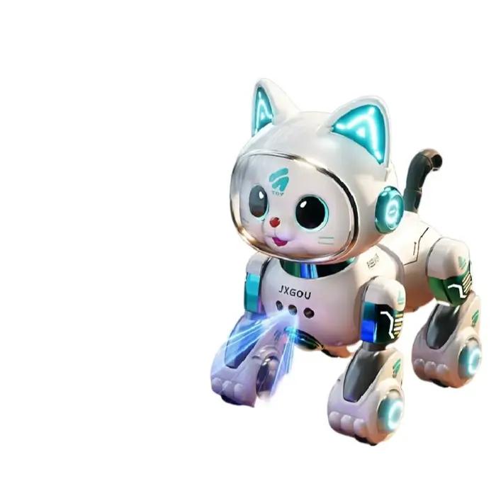 Robot chat télécommandé, jouet électrique qui miaule, cadeau pour garçons, filles, enfants, anniversaire, Noël