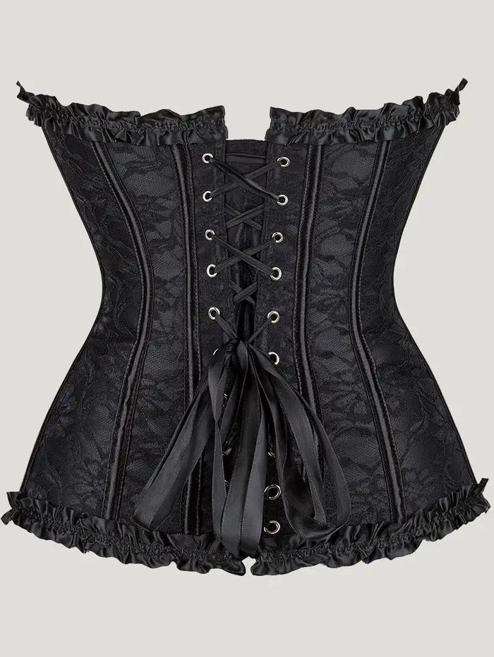 Corset sexy surbuste bustiers gothiques et corsets à lacets corselet taille corset fajas ventre plat shapewear femmes shaper ceinture
