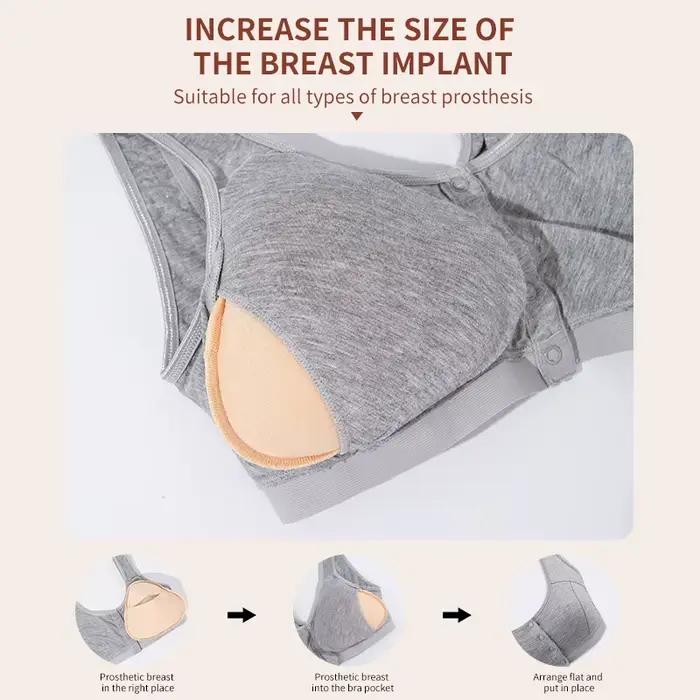 Soutien-gorge de mastectomie avec poches