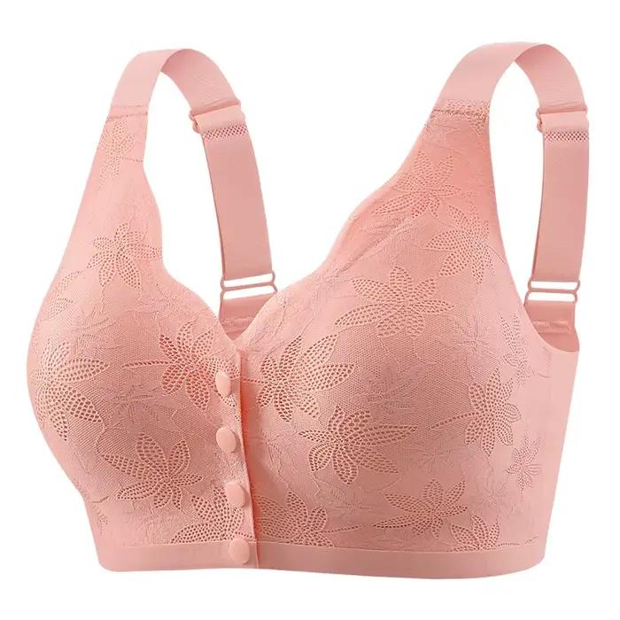 Soutien-gorge imprimé tendance à ouverture frontale avec boucle
