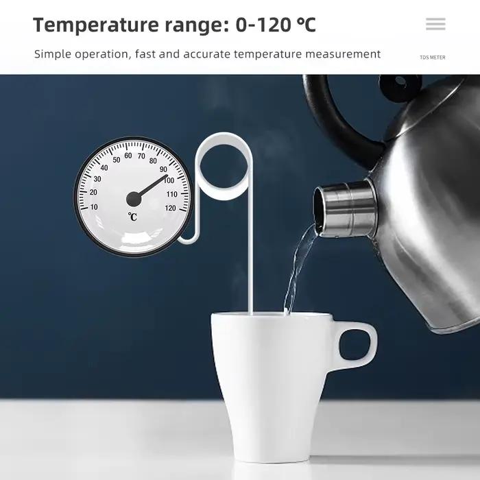 Thermomètre à cadran, jauge de température capillaire - 40 ℃   - 40 ℃   ou 0 ℃   - 120 ℃   Capteur d'eau et d'huile de 1,44 m
