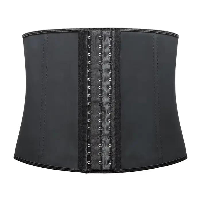 Taille formateur Corsets9-acier-os corps Shaper femmes sous le buste Latex Sport ceinture sablier Long torse Cincher perte de poids