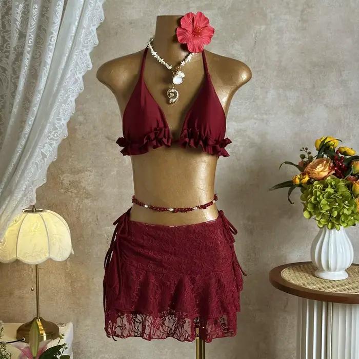 Ensemble de bikinis triangle pour femmes