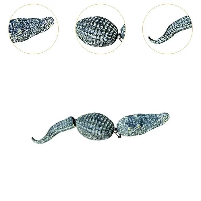 Piscine flottant Crocodile leurre Sculpture jouet malheureux dissuasion décorative