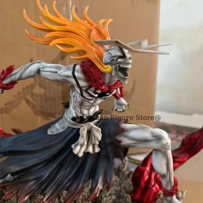 23 cm blanchi creux Ichigo figurine à collectionner poupée Saigo No Getsuga Tenshou creux Kurosaki Ichigo Statue modèle jouets