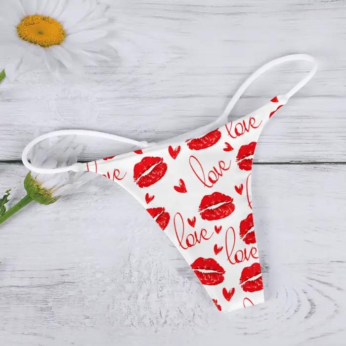 String sexy en forme de cœur pour femmes