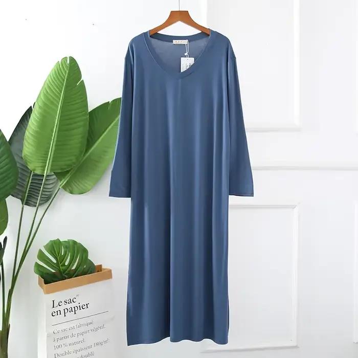Chemise de Nuit à Manches sulfpour Femme