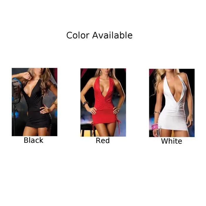 Robes de mode femmes Lingerie maille chemise de nuit Clubwear robe de Cocktail vêtements