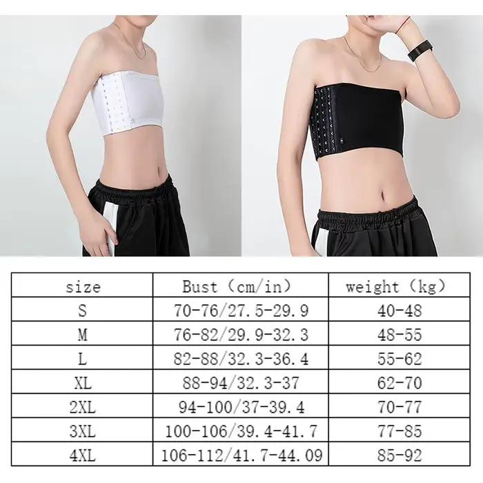 Femmes Invisible poitrine liant Shaper Corset Stretch corps façonnage boucle Tomboy soutien-gorge court Style lesbien