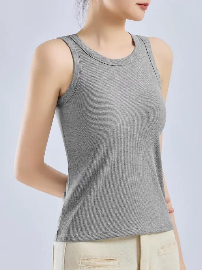Camisole filetée tout-en-un pour femmes
