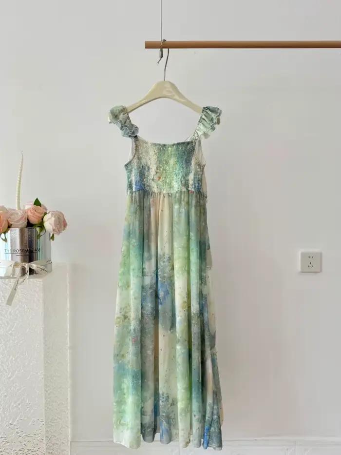 Robe d'été française pour femmes
