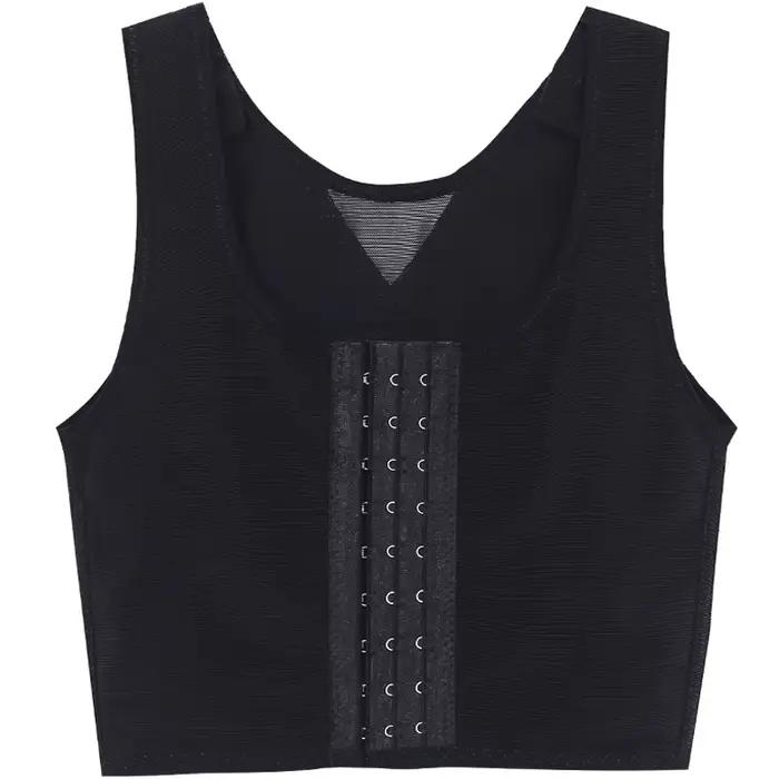 Corset avec fermeture éclair sur la poitrine