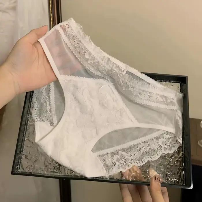 Culottes en dentelle française pour femmes