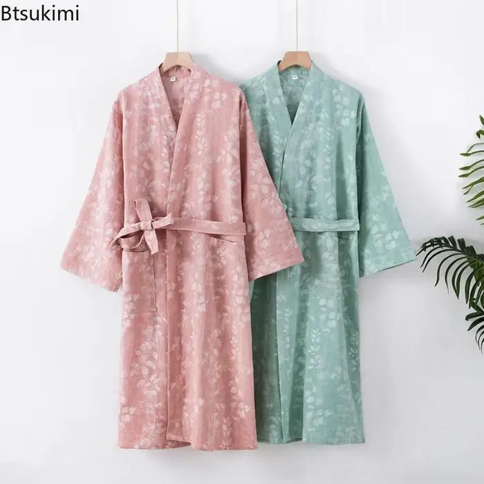 Chemise de nuit en coton et lin pour femmes, Robes fines, peignoirs décontractés, confortables et respirantes, pour la maison, printemps et été
