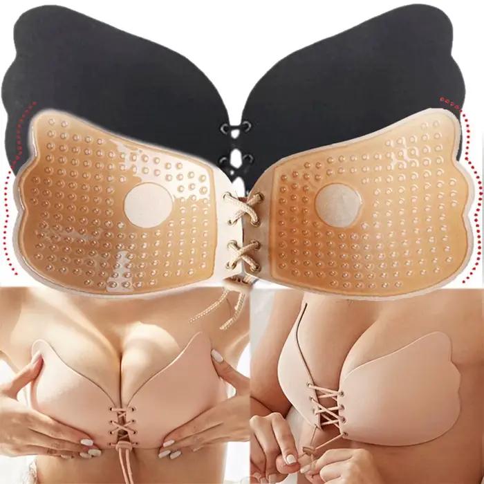 Bande de soutien-gorge en silicone réglable