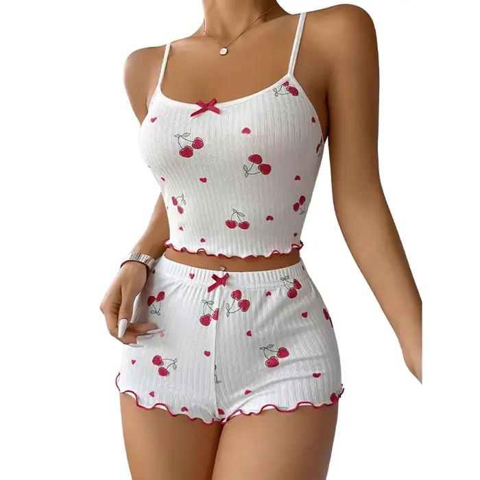 Ensemble pyjama 2 pièces pour femmes