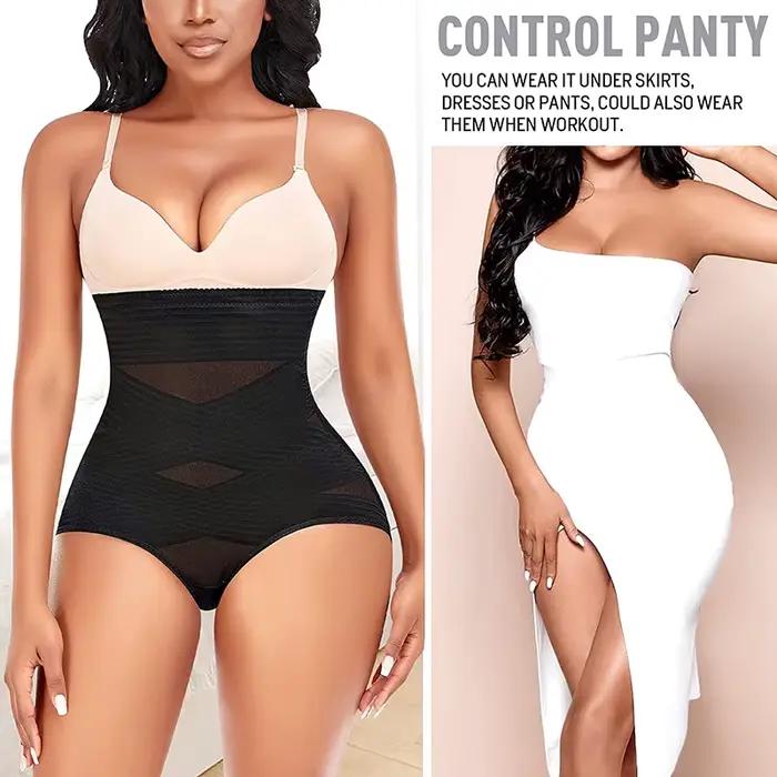 Contrôle du ventre minceur Shapewear culottes pour femmes taille haute Cincher bout à bout façonnage sous-vêtements corps Shaper ceinture culotte