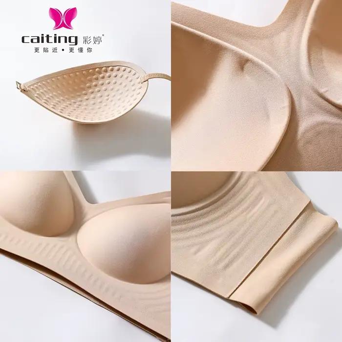 Soutien-gorge invisible sans couture CAITNG pour femmes aux poitrines généreuses avec coussinets amovibles taille m-2xl