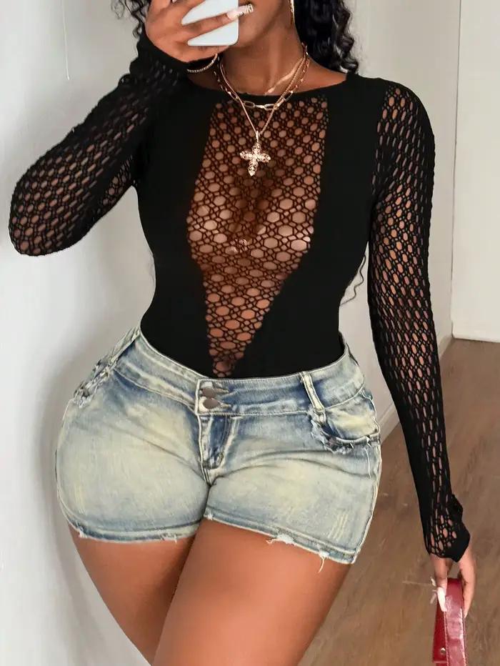 Body moulant sexy grande taille pour femme