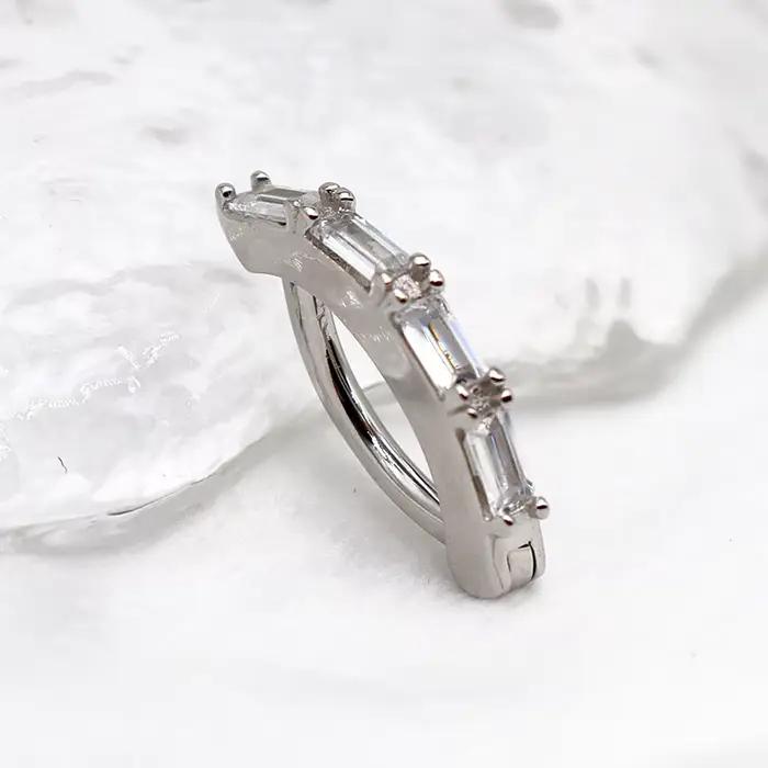 MIQIAO-Piercings de ventre en argent 925 pour femmes, accessoires sexy, bijoux de corps, anneau de nombril, 925
