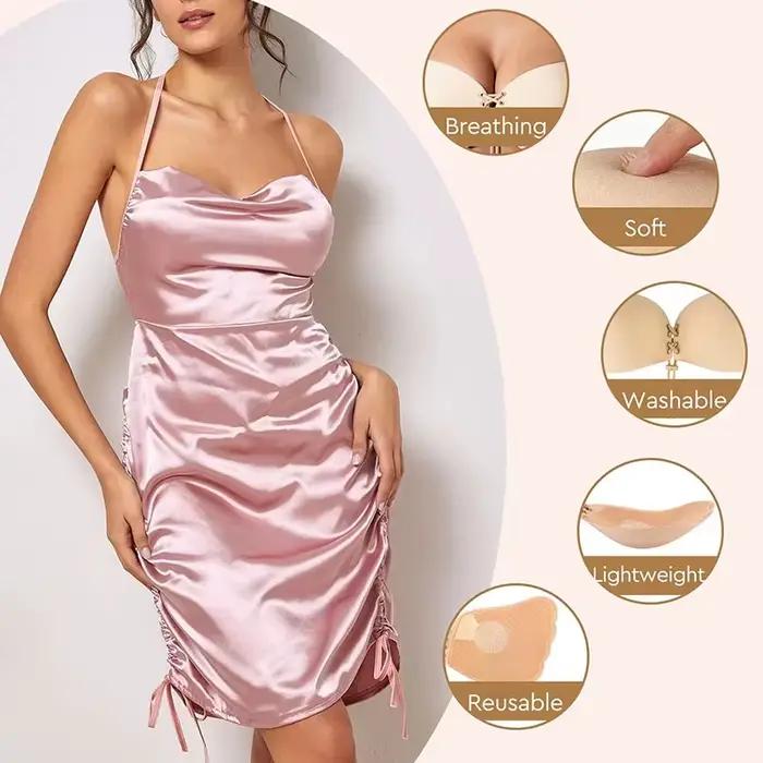 Soutien-gorge adhésif à mouche