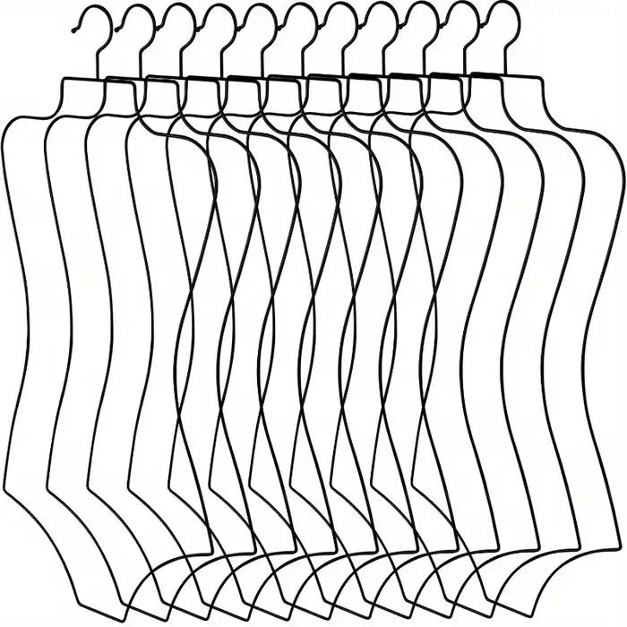 Cintres de lingerie en métal doré 10 pièces – Présentoirs robustes pour maillots de bain et bikini, adaptés au détail et à l'organisation du garde-robe