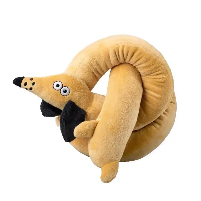 Jouet sonore pour chien Teckel, peluche interactive pour animaux de compagnie, anti-ennui et pour le nettoyage des dents