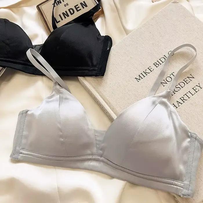 Soutien-gorge Simple en soie de mûrier