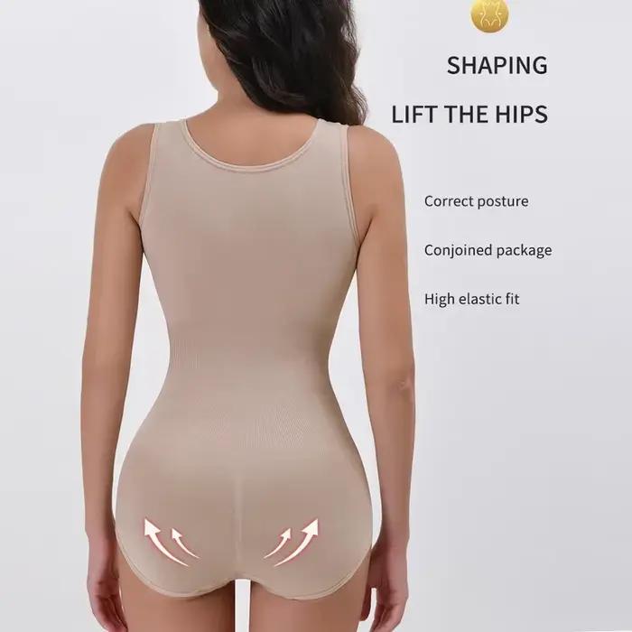 Body gainant amincissant pour femme avec fermeture éclair, effet ventre plat, gaine amincissante, corset et serre-taille