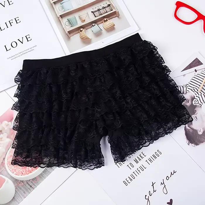 Short de sécurité en dentelle pour femme