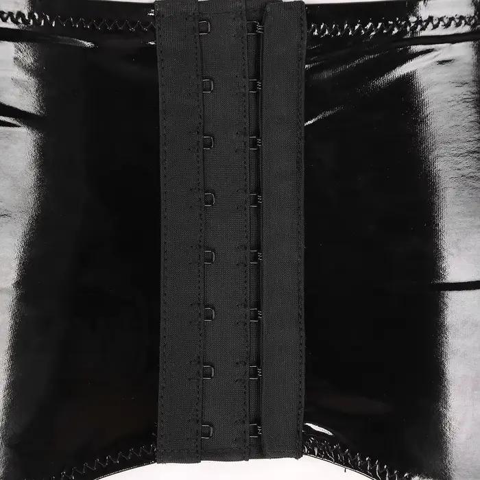 Jarretières Wetlook pour femmes avec Clips métalliques