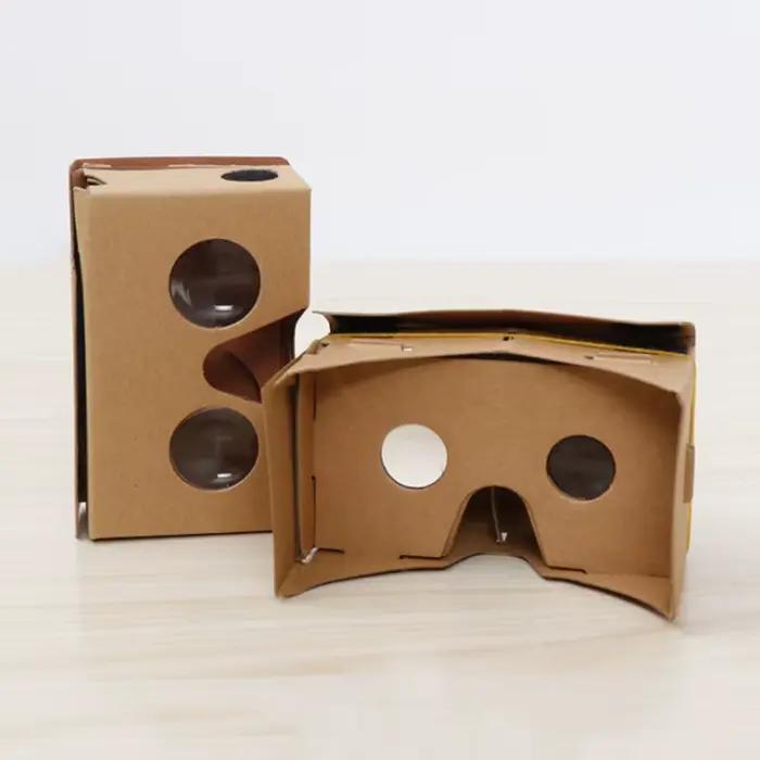 Lunettes de réalité virtuelle en carton, lunettes 3D VR, lunettes de vision ultra claires, films pour iPhone, casque SmartPhone, appareil domestique, bricolage