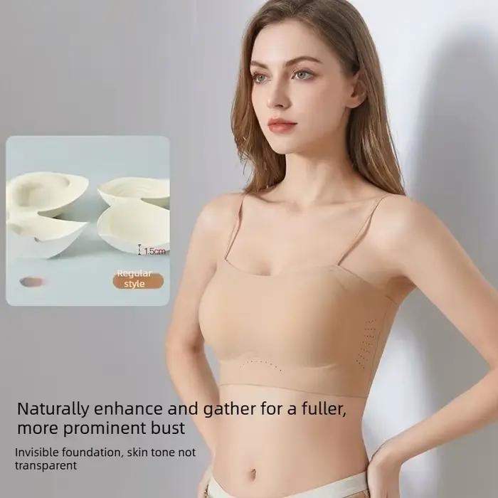 Soutien-gorge push-up à fines bretelles pour femme