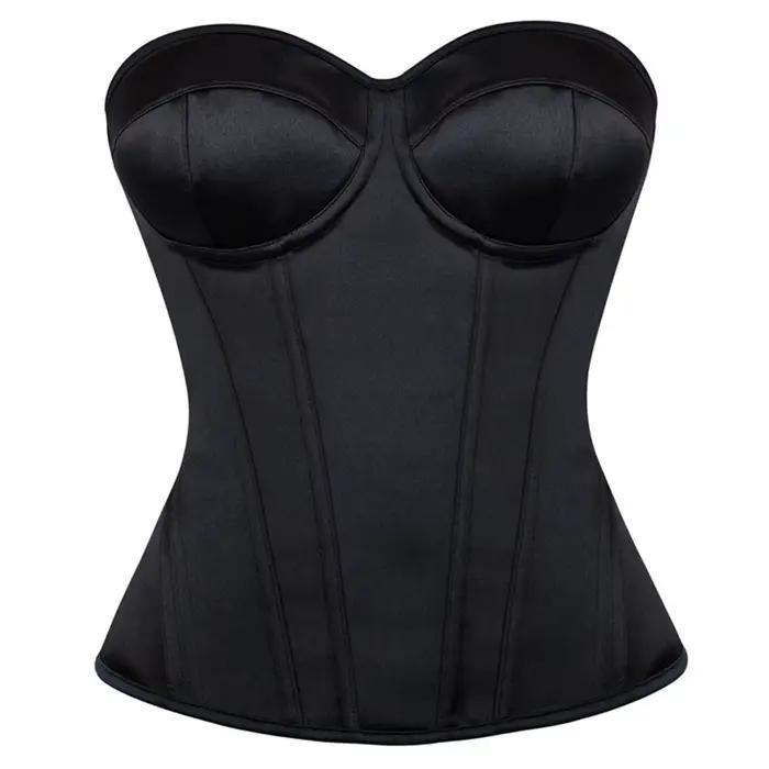 Corset Overbust à Lacets pour Femme