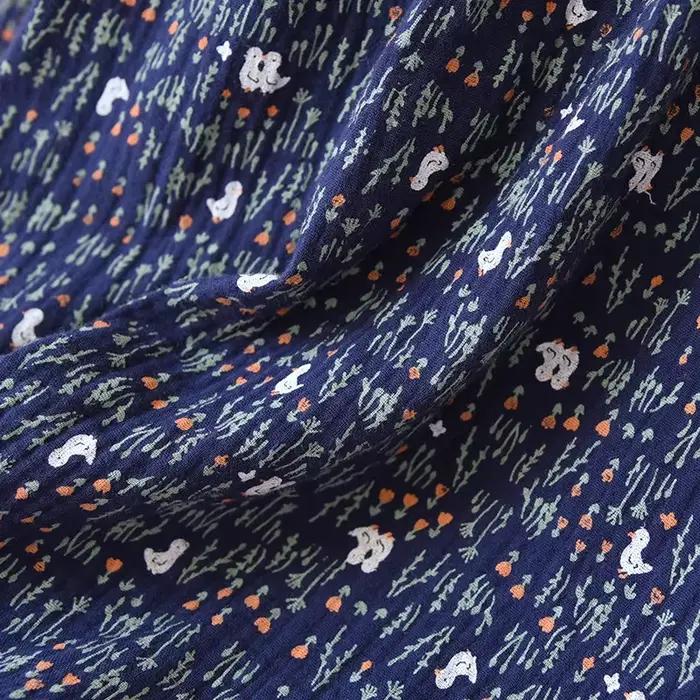 Vintage Cottagecore chemise de nuit pour femmes col en dentelle Style français robe de nuit doux 100% coton gaze vêtements de détente robe de maternité