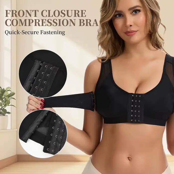 Soutien-gorge sans fil à fermeture avant pour femme
