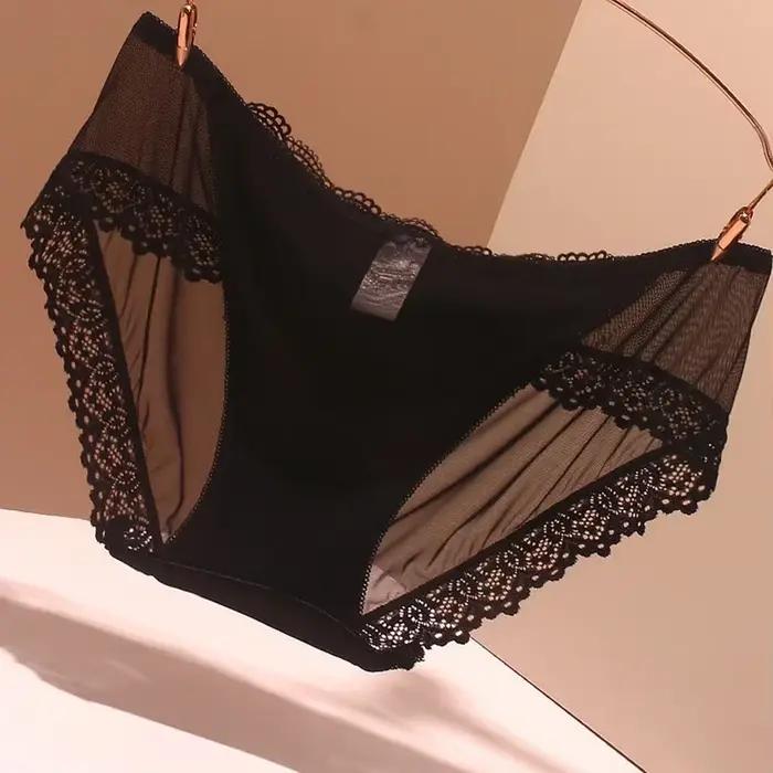 Slip en satin sans lueur pour femme