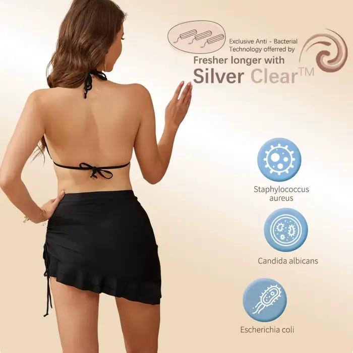 Femmes période maillot de bain ensemble jupe