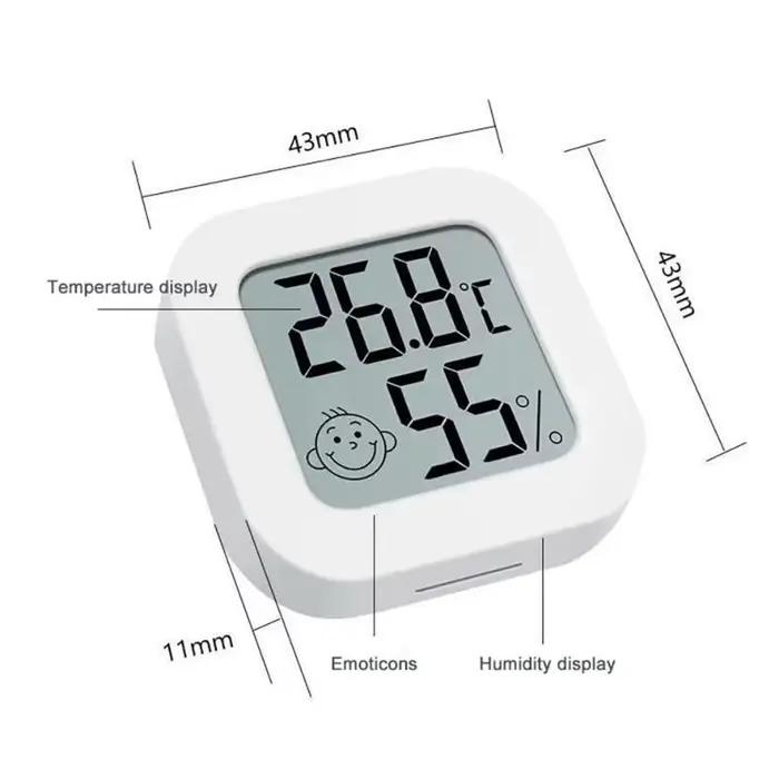 Thermomètre et hygromètre numérique LCD pour intérieur, capteur électronique de température et d'humidité, Station météo pour maison
